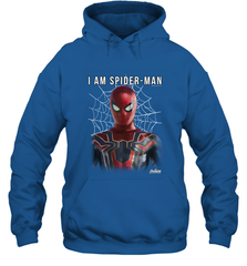 Marvel Infinity War I Am Spider Man Web Graphic Hooded Sweatshirt Hooded Sweatshirt - skytshirtshop
