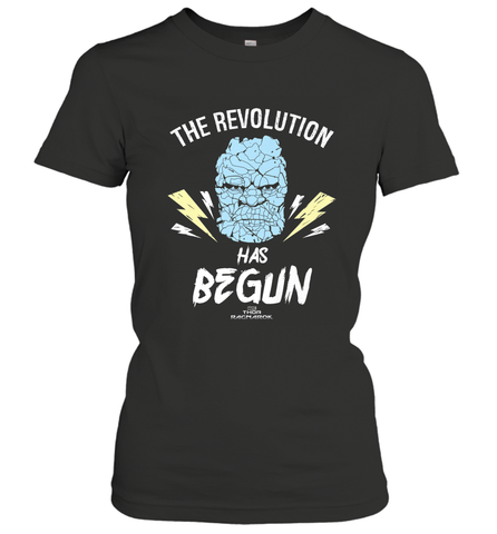 Marvel Thor Ragnarok Korg Revolution's Begun Women's T-Shirt Women's T-Shirt / Black / S Women's T-Shirt - skytshirtshop