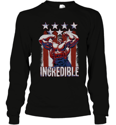 Marvel Hulk Incredible Stars and Stripes Long Sleeve T-Shirt