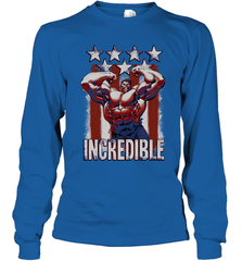 Marvel Hulk Incredible Stars and Stripes Long Sleeve T-Shirt Long Sleeve T-Shirt - skytshirtshop