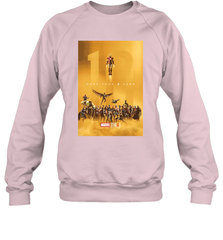Marvel Studios 10 Years of Heroes Poster Crewneck Sweatshirt Crewneck Sweatshirt - skytshirtshop