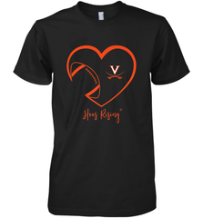 Virginia Cavaliers Football Inside Heart  Team Men's Premium T-Shirt Men's Premium T-Shirt - skytshirtshop