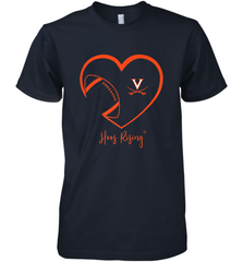 Virginia Cavaliers Football Inside Heart  Team Men's Premium T-Shirt Men's Premium T-Shirt - skytshirtshop