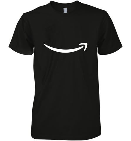 Smile Shirt  White Logo Men's Premium T-Shirt Men's Premium T-Shirt / Black / XS Men's Premium T-Shirt - skytshirtshop