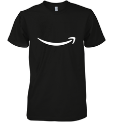 Smile Shirt  White Logo Men's Premium T-Shirt Men's Premium T-Shirt - skytshirtshop
