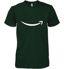 Smile Shirt  White Logo Men's Premium T-Shirt Men's Premium T-Shirt - skytshirtshop