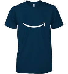 Smile Shirt  White Logo Men's Premium T-Shirt Men's Premium T-Shirt - skytshirtshop