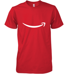 Smile Shirt  White Logo Men's Premium T-Shirt Men's Premium T-Shirt - skytshirtshop