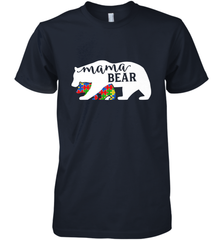 Mama Bear Autism t shirt Autism Awareness Month Men's Premium T-Shirt Men's Premium T-Shirt - skytshirtshop