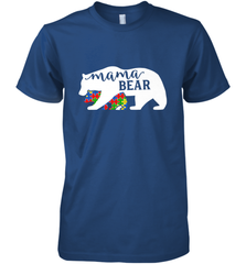 Mama Bear Autism t shirt Autism Awareness Month Men's Premium T-Shirt Men's Premium T-Shirt - skytshirtshop