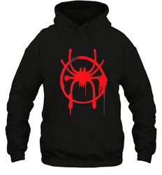 Marvel Spider Man Into the Spider Verse Red Hooded Sweatshirt