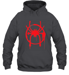 Marvel Spider Man Into the Spider Verse Red Hooded Sweatshirt Hooded Sweatshirt - skytshirtshop