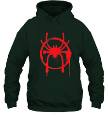 Marvel Spider Man Into the Spider Verse Red Hooded Sweatshirt Hooded Sweatshirt - skytshirtshop