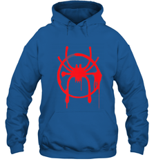 Marvel Spider Man Into the Spider Verse Red Hooded Sweatshirt Hooded Sweatshirt - skytshirtshop