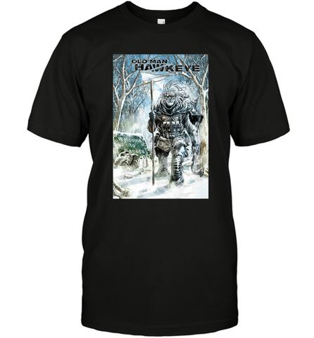 Marvel Old Man Hawkeye Comic Cover Men's T-Shirt Men's T-Shirt / Black / S Men's T-Shirt - skytshirtshop