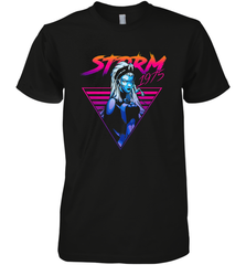 Marvel X Men Storm 80's Neon Retro Triangle Men's Premium T-Shirt Men's Premium T-Shirt - skytshirtshop