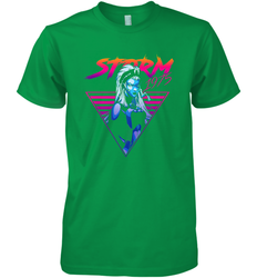 Marvel X Men Storm 80's Neon Retro Triangle Men's Premium T-Shirt