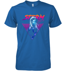Marvel X Men Storm 80's Neon Retro Triangle Men's Premium T-Shirt Men's Premium T-Shirt - skytshirtshop