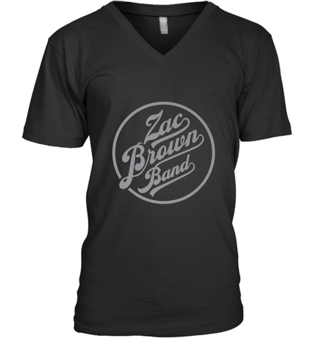 Zac Brown Band  Original ZBB Logo Men's V-Neck Men's V-Neck / Black / S Men's V-Neck - skytshirtshop