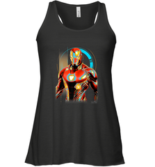 Marvel Infinity War Iron Man Digital Pose Women's Racerback Tank Women's Racerback Tank - skytshirtshop