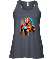 Marvel Infinity War Iron Man Digital Pose Women's Racerback Tank Women's Racerback Tank - skytshirtshop