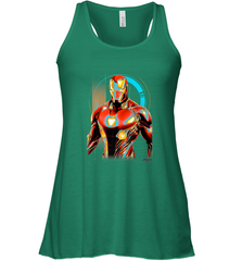 Marvel Infinity War Iron Man Digital Pose Women's Racerback Tank Women's Racerback Tank - skytshirtshop