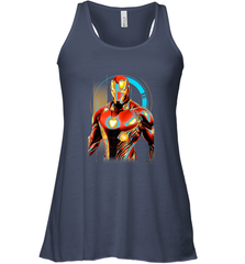 Marvel Infinity War Iron Man Digital Pose Women's Racerback Tank Women's Racerback Tank - skytshirtshop