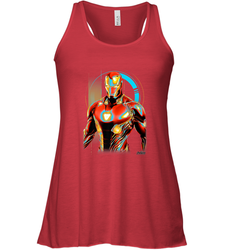 Marvel Infinity War Iron Man Digital Pose Women's Racerback Tank
