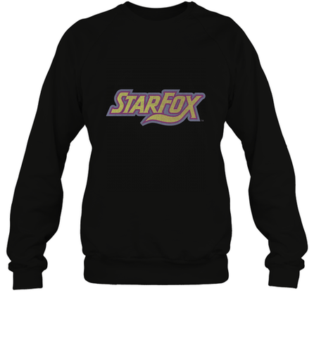 Star fox Vintage Distressed Game Logo Crewneck Sweatshirt Crewneck Sweatshirt / Black / S Crewneck Sweatshirt - skytshirtshop