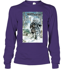 Marvel Old Man Hawkeye Comic Cover Long Sleeve T-Shirt Long Sleeve T-Shirt - skytshirtshop