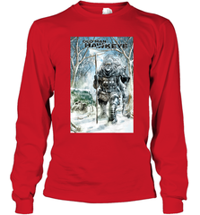 Marvel Old Man Hawkeye Comic Cover Long Sleeve T-Shirt Long Sleeve T-Shirt - skytshirtshop