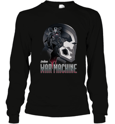 Marvel Infinity War War Machine Head Profile Long Sleeve T-Shirt