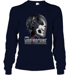 Marvel Infinity War War Machine Head Profile Long Sleeve T-Shirt
