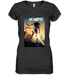 Marvel Ms Women's V-Neck T-Shirt Women's V-Neck T-Shirt - skytshirtshop