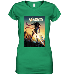 Marvel Ms Women's V-Neck T-Shirt Women's V-Neck T-Shirt - skytshirtshop