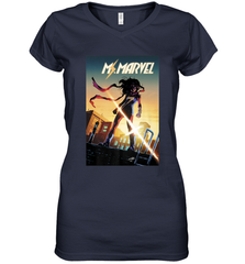 Marvel Ms Women's V-Neck T-Shirt Women's V-Neck T-Shirt - skytshirtshop