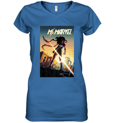 Marvel Ms Women's V-Neck T-Shirt Women's V-Neck T-Shirt - skytshirtshop