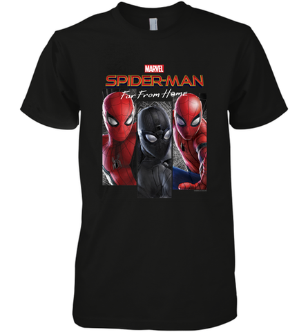 Marvel Spider Man Far From Home Suit Panel Logo Men's Premium T-Shirt Men's Premium T-Shirt / Black / XS Men's Premium T-Shirt - skytshirtshop