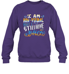Special Needs NonVerbal Autism Awesome Crewneck Sweatshirt Crewneck Sweatshirt - skytshirtshop