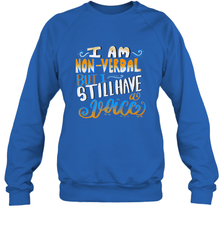 Special Needs NonVerbal Autism Awesome Crewneck Sweatshirt Crewneck Sweatshirt - skytshirtshop