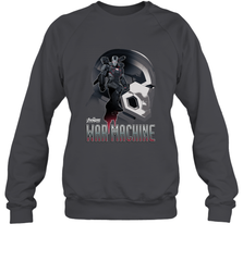 Marvel Infinity War War Machine Head Profile Crewneck Sweatshirt Crewneck Sweatshirt - skytshirtshop