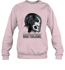 Marvel Infinity War War Machine Head Profile Crewneck Sweatshirt Crewneck Sweatshirt - skytshirtshop