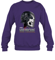 Marvel Infinity War War Machine Head Profile Crewneck Sweatshirt Crewneck Sweatshirt - skytshirtshop