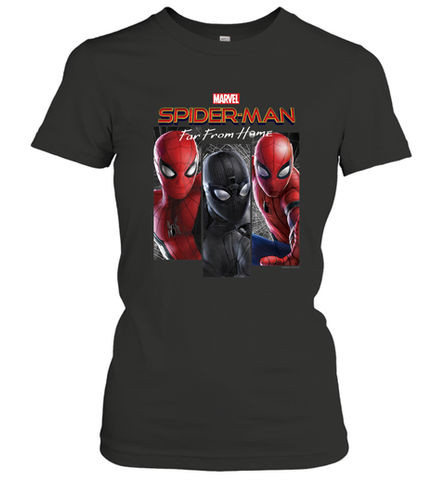 Marvel Spider Man Far From Home Suit Panel Logo Women's T-Shirt Women's T-Shirt / Black / S Women's T-Shirt - skytshirtshop
