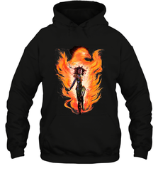 Marvel X Men Rise Of The Dark Phoenix Flames Hooded Sweatshirt Hooded Sweatshirt - skytshirtshop