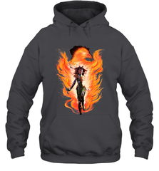 Marvel X Men Rise Of The Dark Phoenix Flames Hooded Sweatshirt Hooded Sweatshirt - skytshirtshop