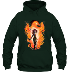 Marvel X Men Rise Of The Dark Phoenix Flames Hooded Sweatshirt Hooded Sweatshirt - skytshirtshop