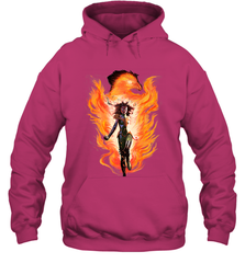 Marvel X Men Rise Of The Dark Phoenix Flames Hooded Sweatshirt Hooded Sweatshirt - skytshirtshop