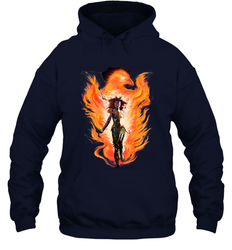 Marvel X Men Rise Of The Dark Phoenix Flames Hooded Sweatshirt