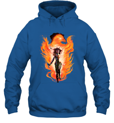Marvel X Men Rise Of The Dark Phoenix Flames Hooded Sweatshirt Hooded Sweatshirt - skytshirtshop
